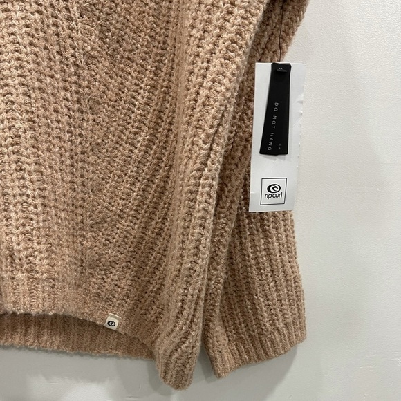 Rip Curl Woven V-Neck Sweater Knit Long Sleeve M - Picture 8 of 11